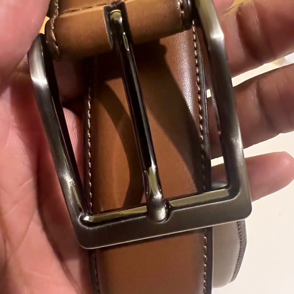 BRAND NEW MENS LEATHER BELT NWT - Picture 5 of 7